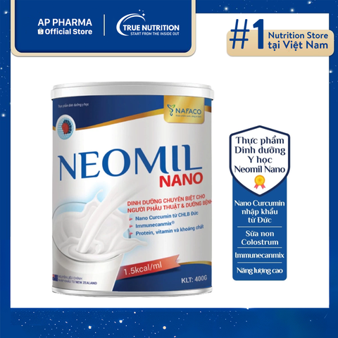  Sữa Neomil Nano: Giải Pháp Dinh Dưỡng Hiệu Quả Cho Người Bệnh Sau Phẫu Thuật 