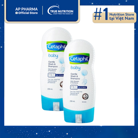  Sữa Tắm Cetaphil 230ml - Sản Phẩm Dịu Nhẹ Dành Cho Bé 