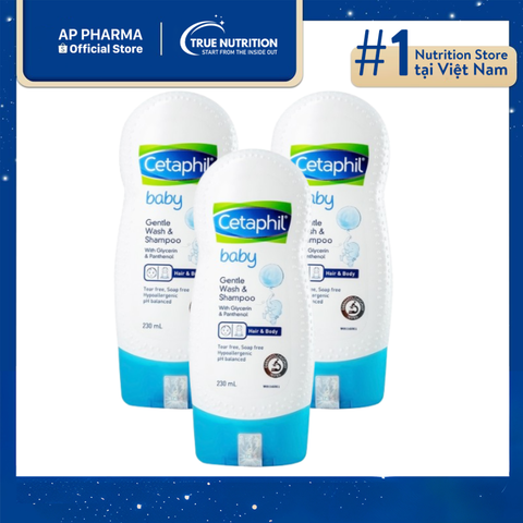  Sữa Tắm Cetaphil 230ml - Sản Phẩm Dịu Nhẹ Dành Cho Bé 