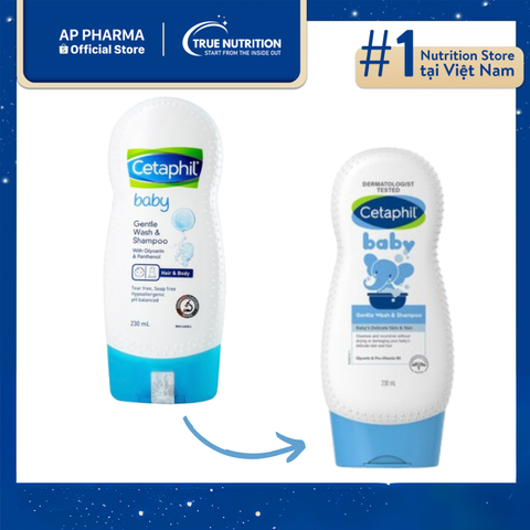  Sữa Tắm Cetaphil 230ml - Sản Phẩm Dịu Nhẹ Dành Cho Bé 