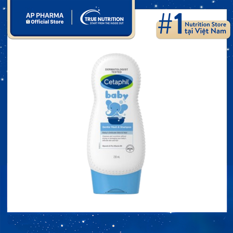  Sữa Tắm Cetaphil 230ml - Sản Phẩm Dịu Nhẹ Dành Cho Bé 