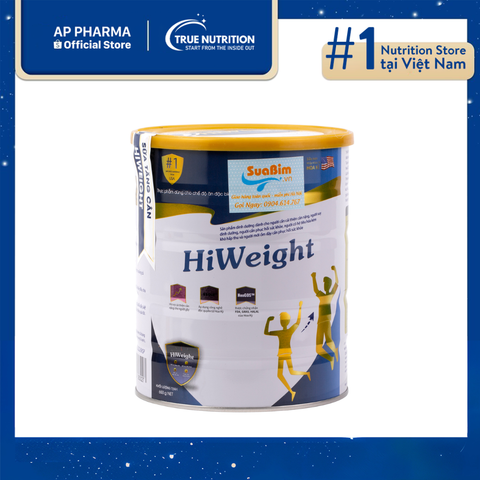 Sữa tăng cân HiWeight: Giải pháp tăng cân cho mọi lứa tuổi