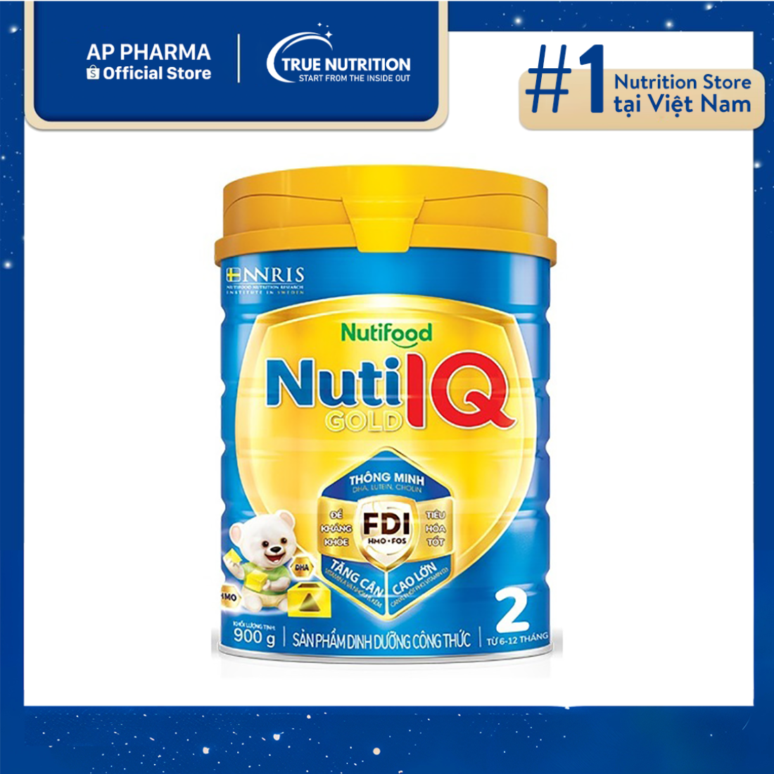  Sữa Nuti IQ Gold 2 – Dinh Dưỡng Vượt Trội Cho Trẻ Từ 6-12 Tháng 