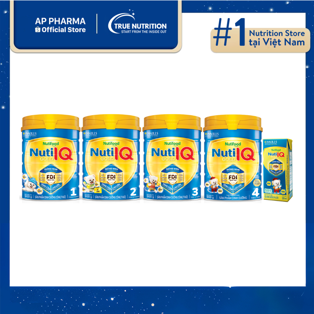  Sữa Nuti IQ Gold 3: Hỗ Trợ Phát Triển Trí Não Cho Trẻ 1-2 Tuổi 