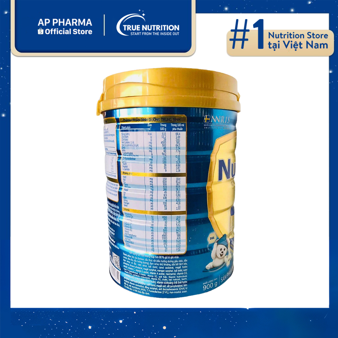  Sữa Nuti IQ Gold 3: Hỗ Trợ Phát Triển Trí Não Cho Trẻ 1-2 Tuổi 