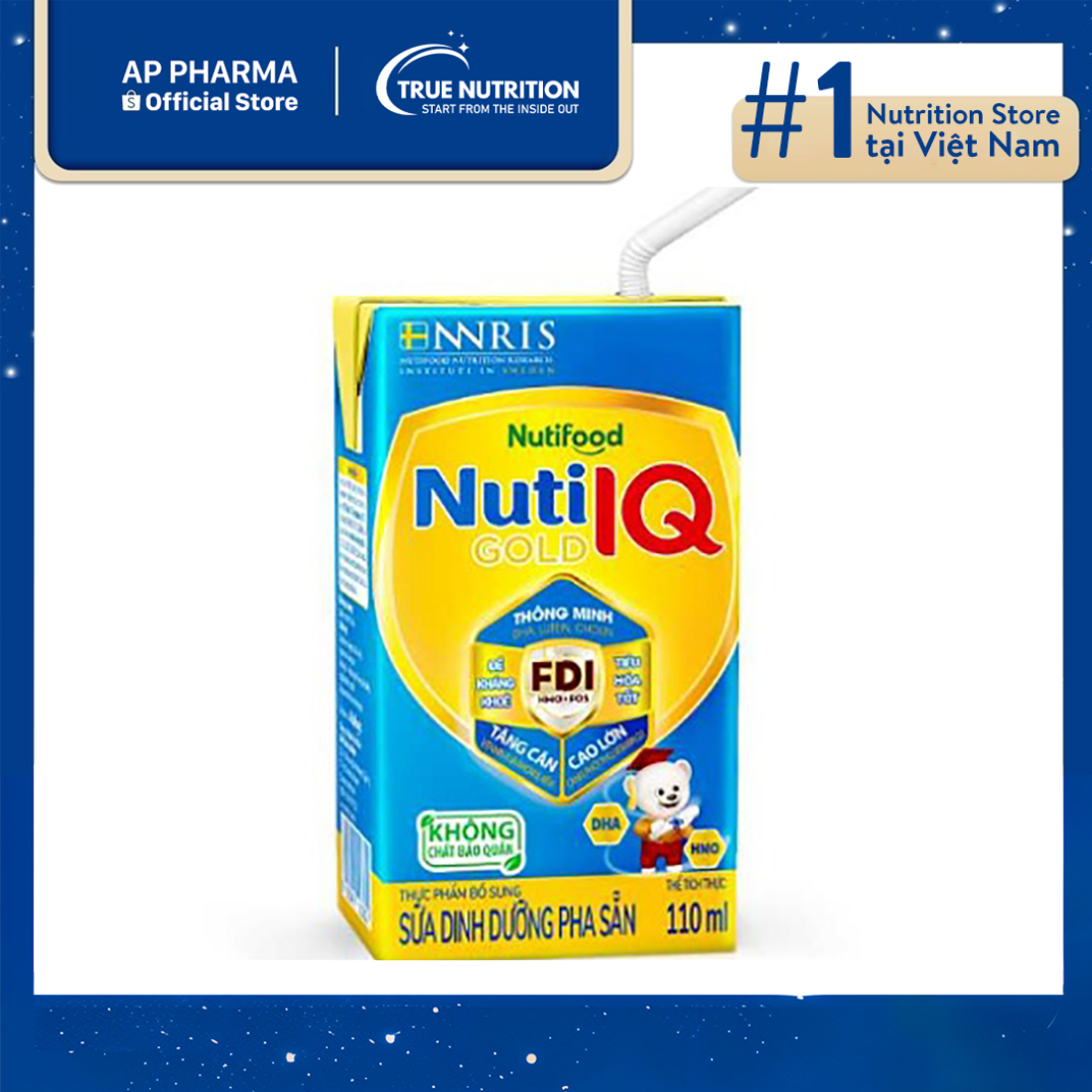  Sữa Pha Sẵn Nuti IQ Gold - Giải Pháp Dinh Dưỡng Tối Ưu Cho Trẻ Em Từ 1 Tuổi 