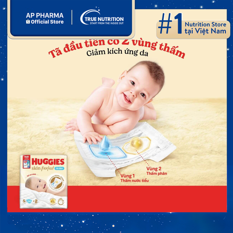  Tã Dán Huggies 4-8 kg: Công Nghệ Thấm Hút Cho Làn Da Nhạy Cảm Của Bé 