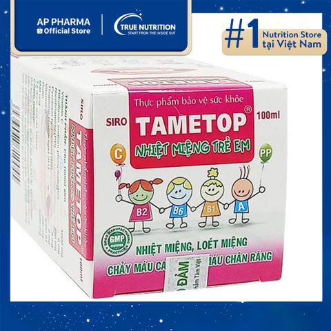  Tametop Siro: Giải Pháp Trị Nhiệt Miệng Cho Trẻ Từ Thiên Nhiên 