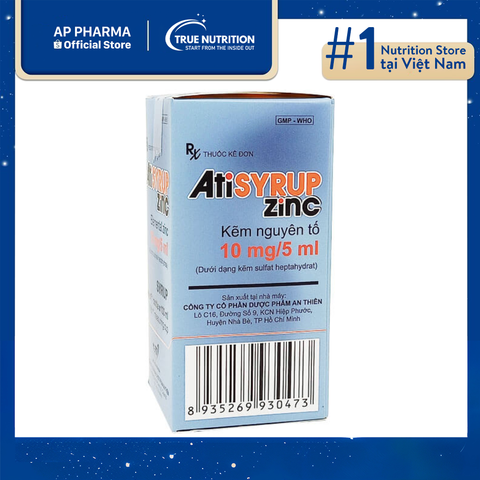  Thuốc Atisyrup Zinc Là Thuốc Gì? thành phần, công dụng và cách dùng 