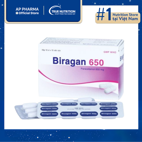  Thuốc Biragan 650 Có Tác Dụng Gì? Thông Tin Thuốc Và Cách Dùng 