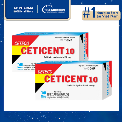  Thuốc Ceticent 10 - Chỉ Định, Công Dụng, Cách Dùng Và Lưu Ý Sử Dụng 