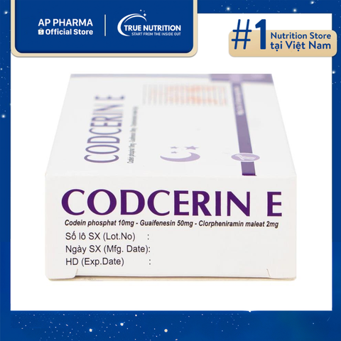  Thuốc Codcerin E Dùng Cho Bệnh Nào? Thành Phần Và Lưu Ý Cách Sử Dụng 