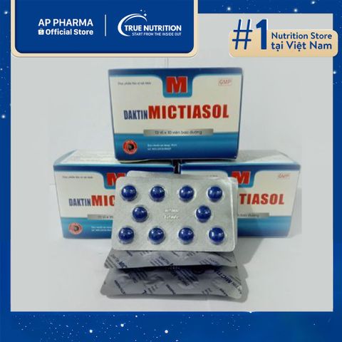  Daktin Mictiasol: Giải Pháp Giảm Sưng, Giảm Viêm Đường Tiết Niệu Từ Thiên Nhiên 