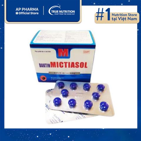  Daktin Mictiasol: Giải Pháp Giảm Sưng, Giảm Viêm Đường Tiết Niệu Từ Thiên Nhiên 