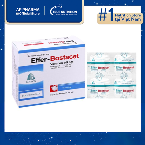  Thuốc Effer-Bostacet Là Thuốc Gì? Thông Tin Thuốc, Lưu Ý Cách Sử Dụng 