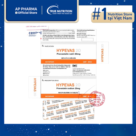  Thuốc Hypevas 20mg là thuốc gì? Giá bao nhiêu,công dụng 