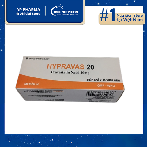  Thuốc Hypevas 20mg là thuốc gì? Giá bao nhiêu,công dụng 