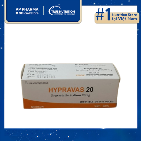  Thuốc Hypevas 20mg là thuốc gì? Giá bao nhiêu,công dụng 