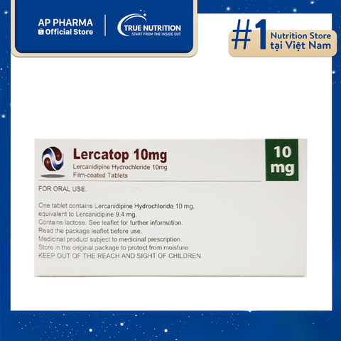  Thuốc Lercatop 10mg là thuốc gì? Công dụng, giá bao nhiêu 