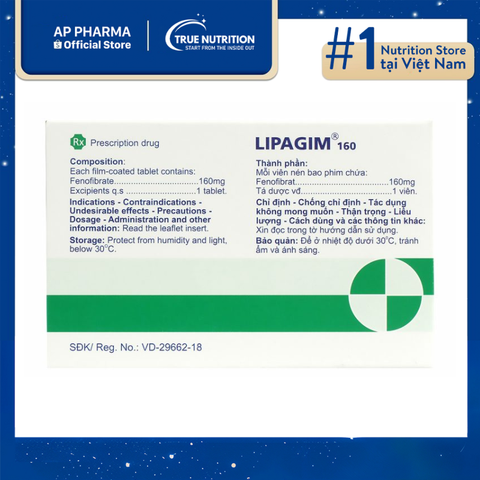  Thuốc Lipagim 160 - Chỉ Định, Công Dụng, Cách Dùng Và Lưu Ý Sử Dụng 