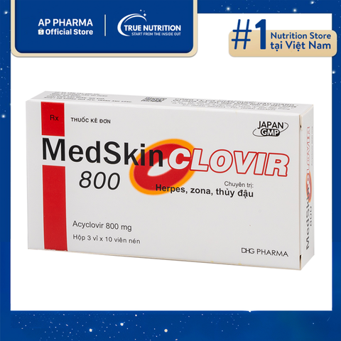  Thuốc Medskin Clovir 800 Là Thuốc Gì? Thông Tin Thuốc Và Cách Dùng 