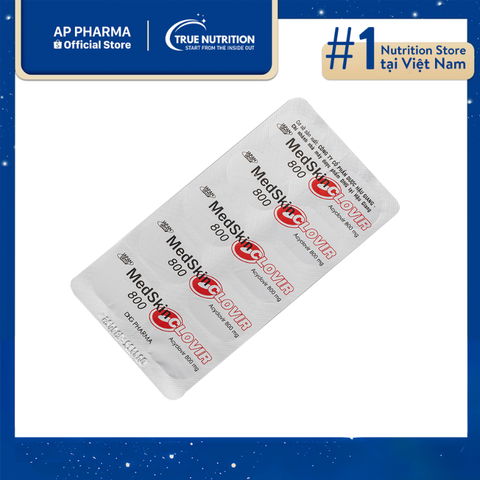  Thuốc Medskin Clovir 800 Là Thuốc Gì? Thông Tin Thuốc Và Cách Dùng 