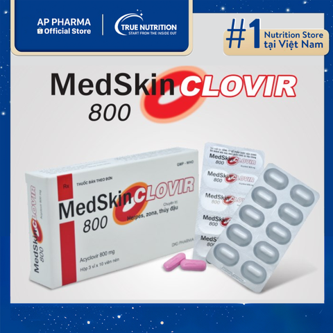  Thuốc Medskin Clovir 800 Là Thuốc Gì? Thông Tin Thuốc Và Cách Dùng 