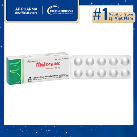  Thuốc Melomax 7.5mg Là Thuốc Gì? Thông Tin Thuốc, Lưu Ý Cách Sử Dụng 