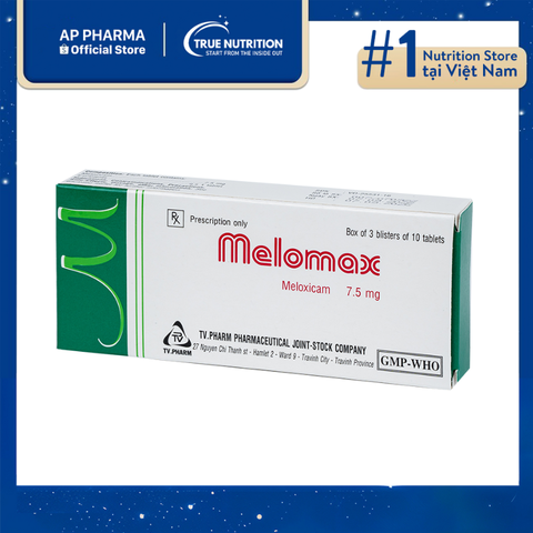  Thuốc Melomax 7.5mg Là Thuốc Gì? Thông Tin Thuốc, Lưu Ý Cách Sử Dụng 