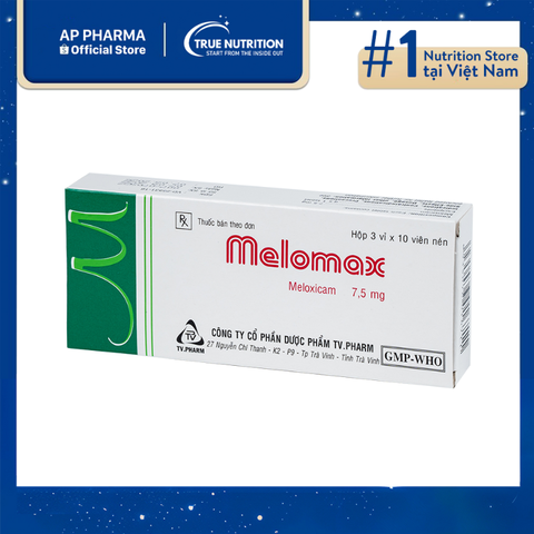  Thuốc Melomax 7.5mg Là Thuốc Gì? Thông Tin Thuốc, Lưu Ý Cách Sử Dụng 