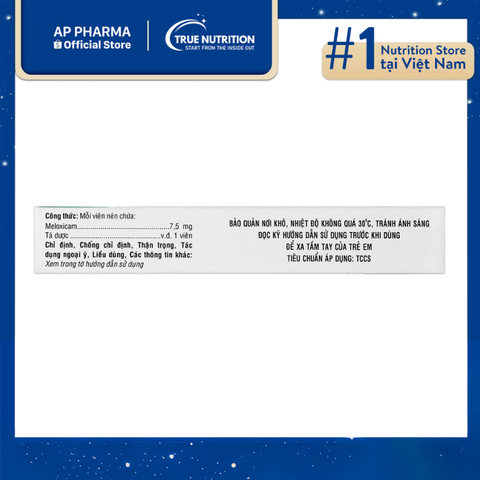  Thuốc Melomax 7.5mg Là Thuốc Gì? Thông Tin Thuốc, Lưu Ý Cách Sử Dụng 
