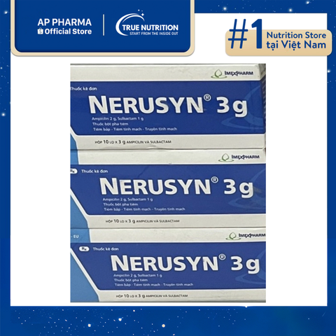  Thuốc Nerusyn 3g Là Thuốc Gì? Thông Tin Thuốc, Lưu Ý Cách Sử Dụng 