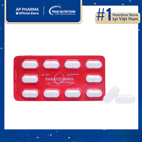  Thuốc PARACETAMOL IMEX 500mg là thuốc gì? Trị bệnh gì? 