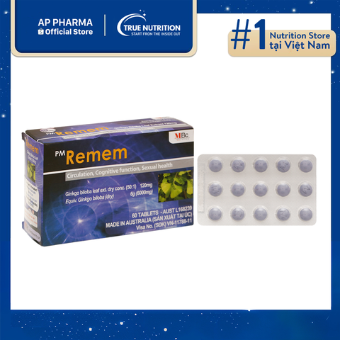  Thuốc PM Remem 120mg Giá Bao Nhiêu? Thành Phần Và Lưu Ý Khi Dùng 