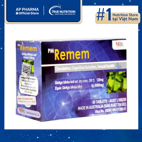  Thuốc PM Remem 120mg Giá Bao Nhiêu? Thành Phần Và Lưu Ý Khi Dùng 