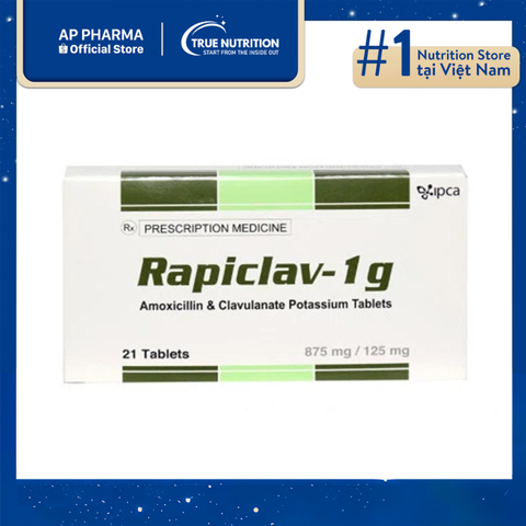  Thuốc Rapiclav 1g Là Thuốc Gì? Thông Tin Thuốc, Lưu Ý Cách Sử Dụng 