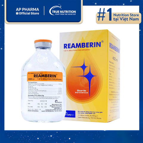 Thuốc Reamberin Là Thuốc Gì? Thông Tin Thuốc, Lưu Ý Cách Sử Dụng 