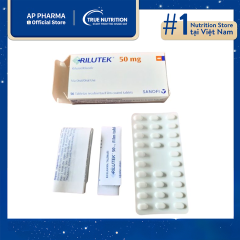  Thuốc Rilutek 50mg Mua Ở Đâu? Giá Bao Nhiêu? Thành Phần, Chỉ Định Dùng 