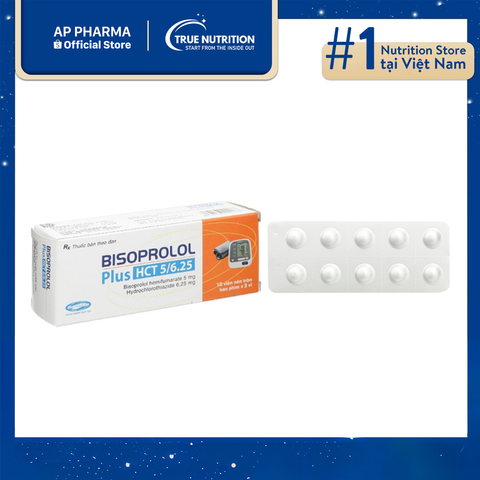  Thuốc SaviPharma SaviProlol Plus HCT 5/6.25mg 