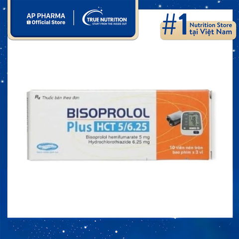  Thuốc SaviPharma SaviProlol Plus HCT 5/6.25mg 
