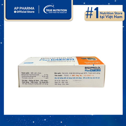  Thuốc SaviPharma SaviProlol Plus HCT 5/6.25mg 
