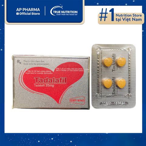  Thuốc Tadalafil 20mg Armephaco Dùng Cho Bệnh Nào? Thông Tin Thuốc 