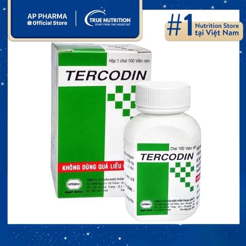  Thuốc Tercodin Trị Bệnh Gì? Giá Bao Nhiêu, Cần Lưu Ý Gì Khi Dùng 
