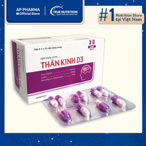  Thuốc Thần Kinh D3 (Viên Nang) Là Thuốc Gì? Thông Tin Thuốc, Cách Dùng 