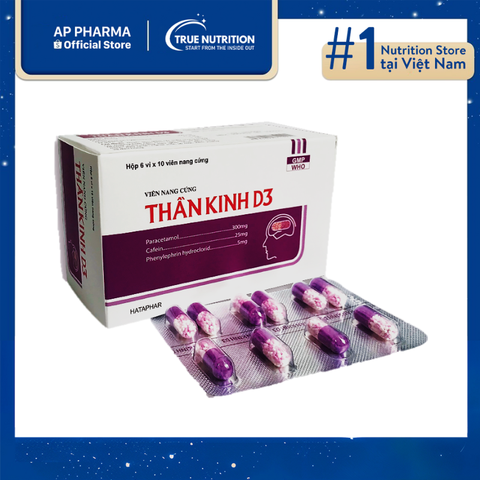  Thuốc Thần Kinh D3 (Viên Nang) Là Thuốc Gì? Thông Tin Thuốc, Cách Dùng 