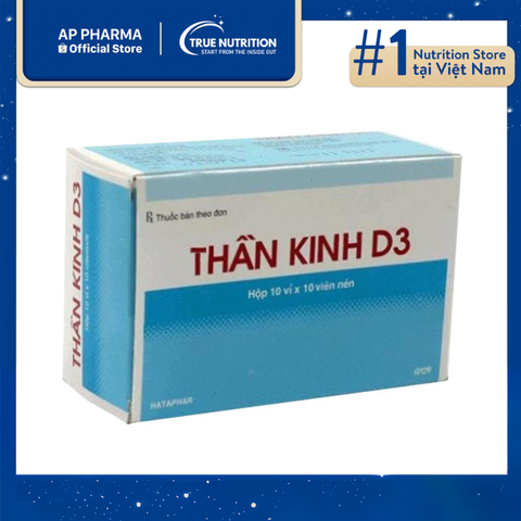  Thuốc Thần Kinh D3 (Viên Nén) Có Tác Dụng Gì? Thông Tin Và Cách Dùng 