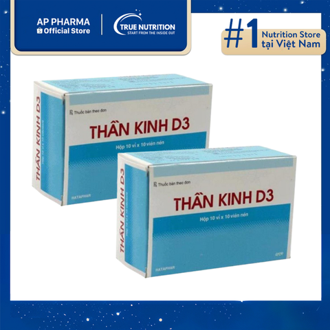  Thuốc Thần Kinh D3 (Viên Nén) Có Tác Dụng Gì? Thông Tin Và Cách Dùng 
