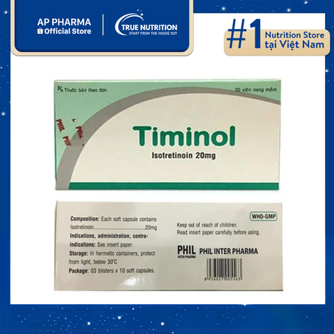  Thuốc Timinol 20mg: Thành Phần, Công Dụng, Chỉ Định, Lưu Ý Khi Dùng 