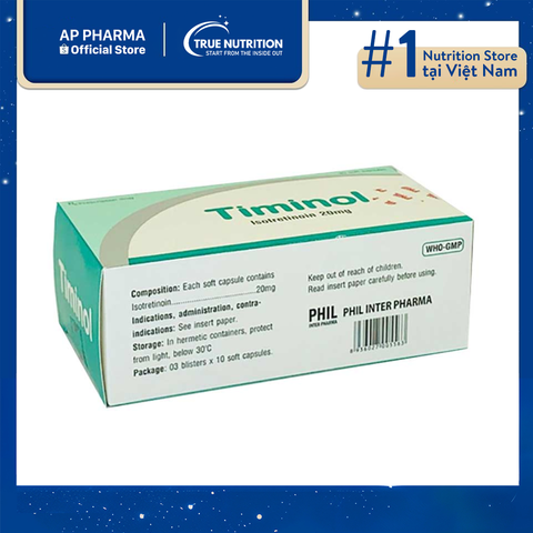  Thuốc Timinol 20mg: Thành Phần, Công Dụng, Chỉ Định, Lưu Ý Khi Dùng 