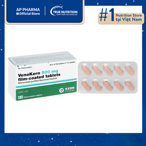  Thuốc Venokern 500mg Là Thuốc Gì? Thông Tin Thuốc, Lưu Ý Cách Sử Dụng 